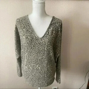 Phil love animal print long sleeve top